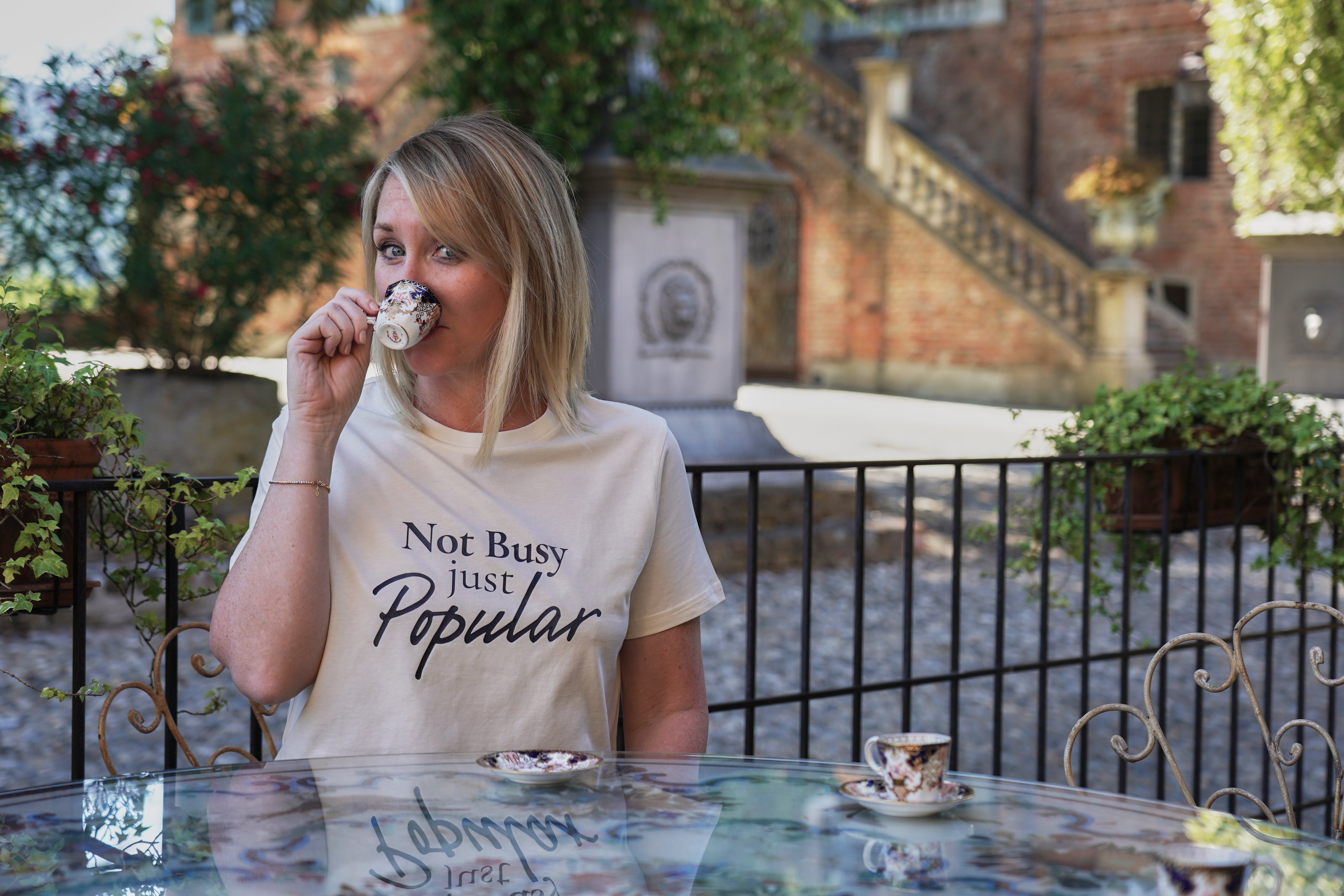 Women's Maple Tee - Not Busy Just Popular