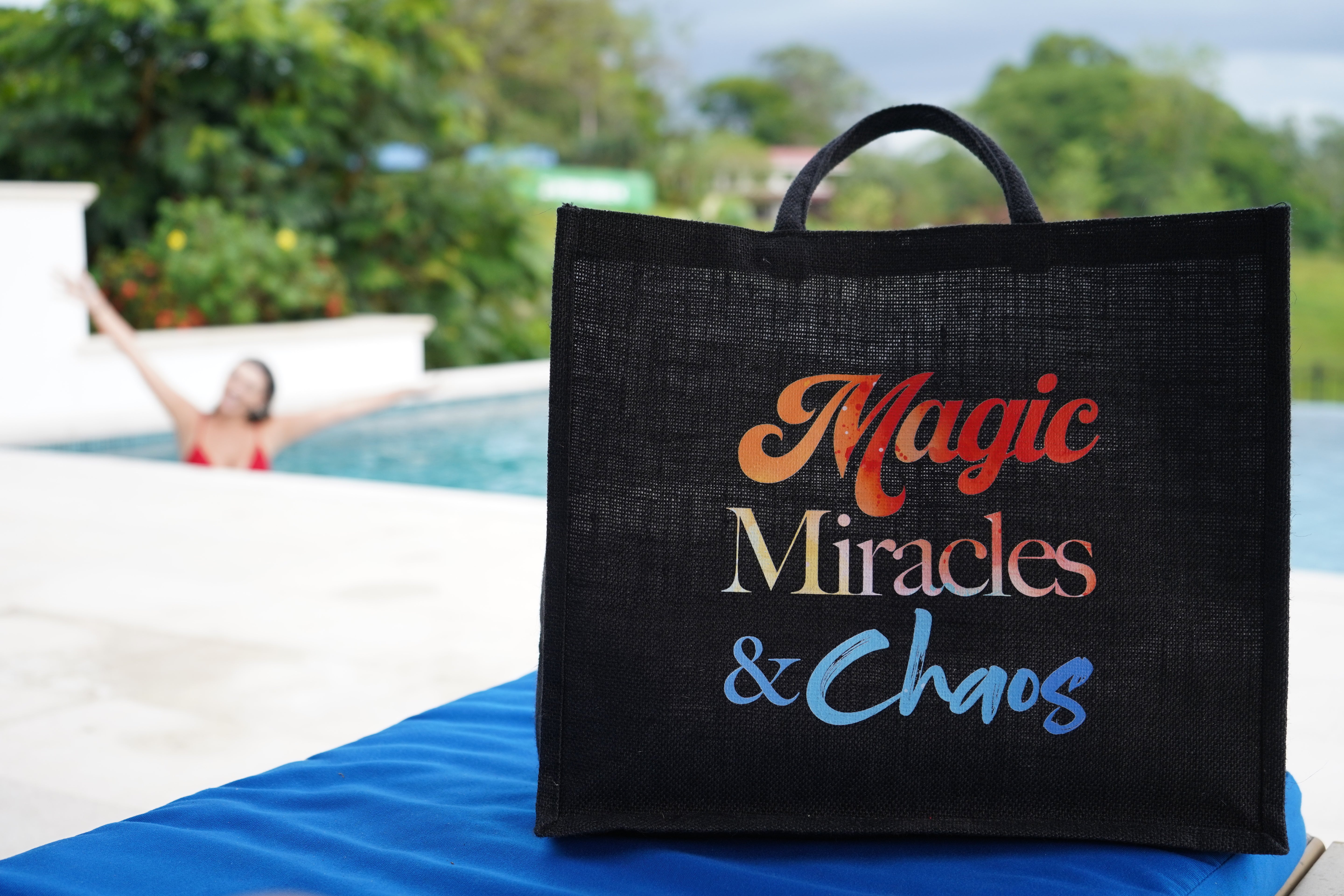 Eco Jute Tote - Magic, Miracles and Chaos