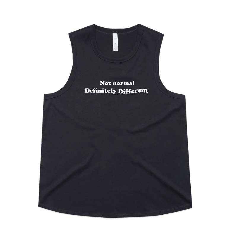 Women's Martina Tank - Not Normal Definitely Different Ink Blue